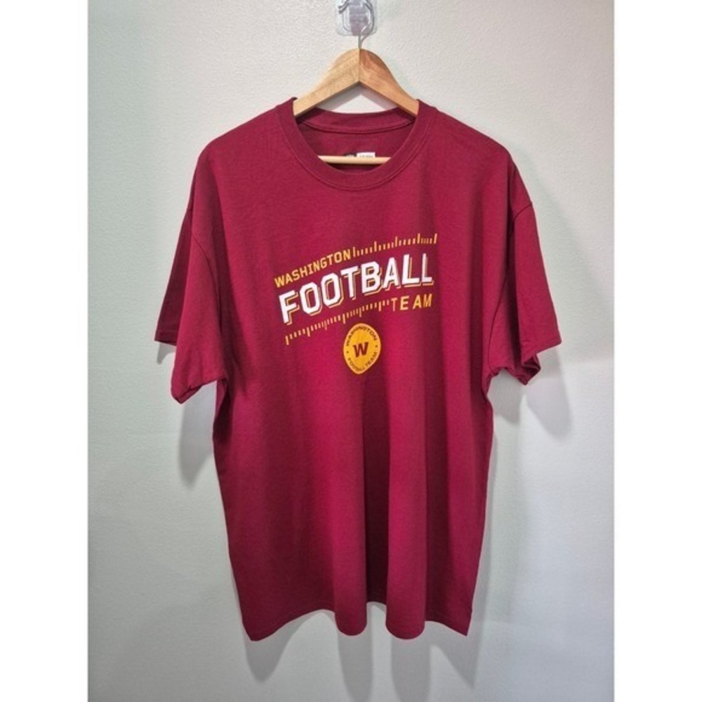 Washington‎ Football Team T-Shirt NFL Burgundy Mens Extra Large